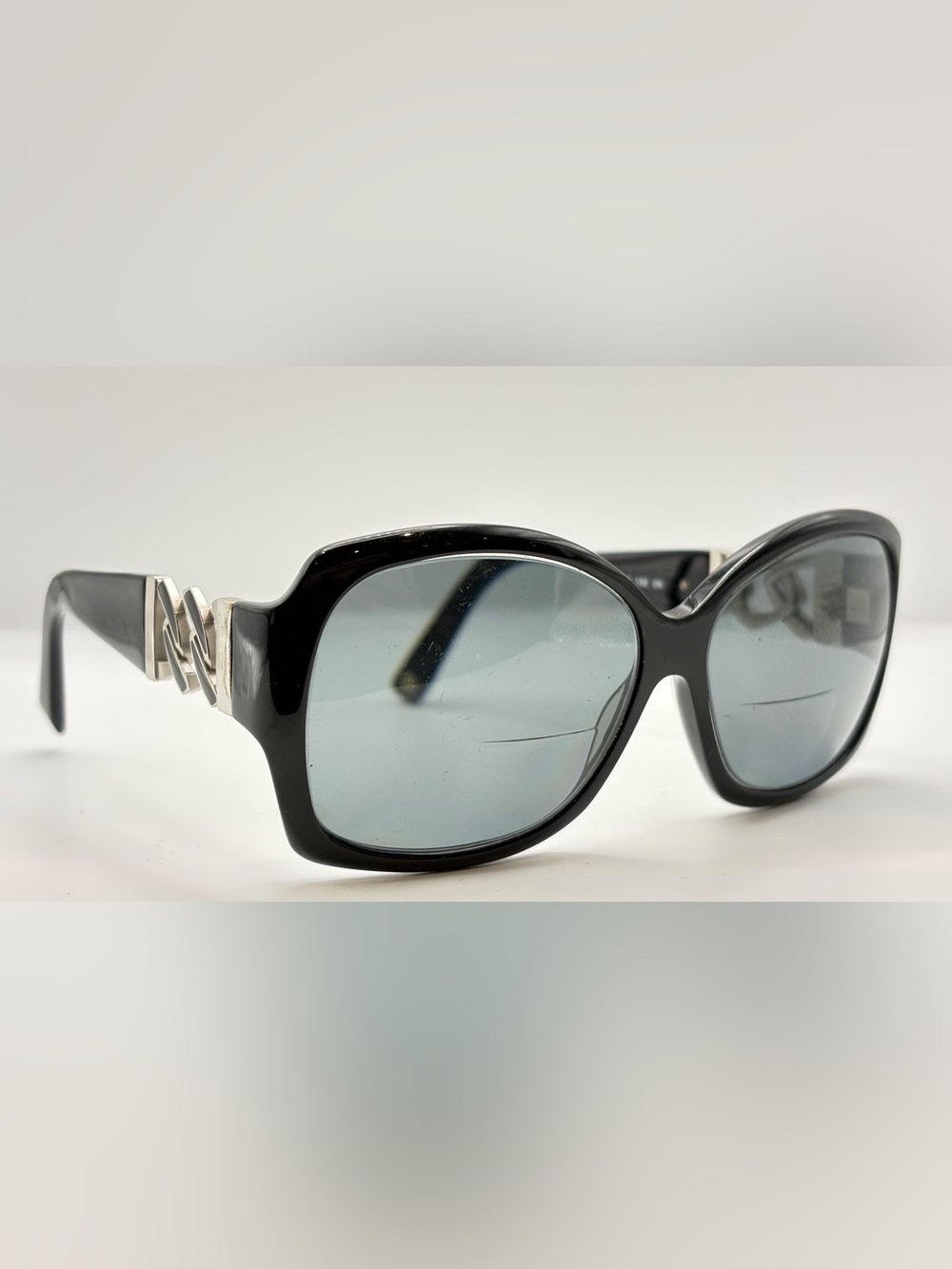 Vintage Anne Klein AK3159 Black Oval Sunglasses Frames Only